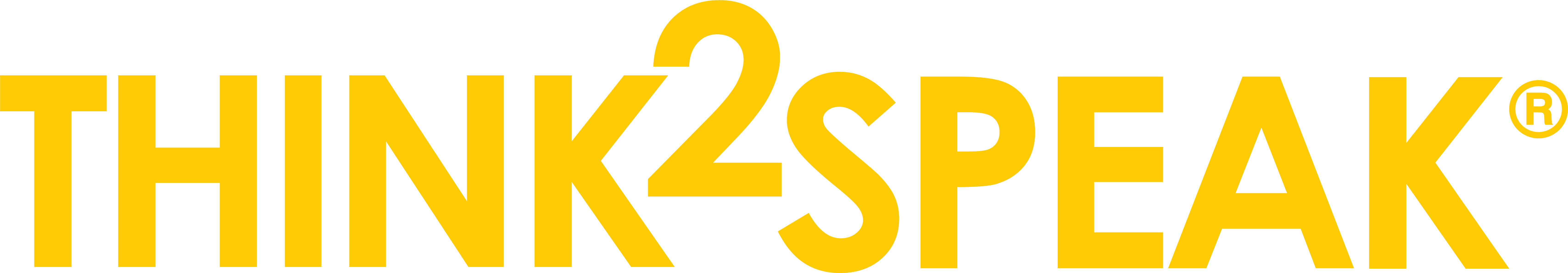 Think2Speak Logo R Trademark
