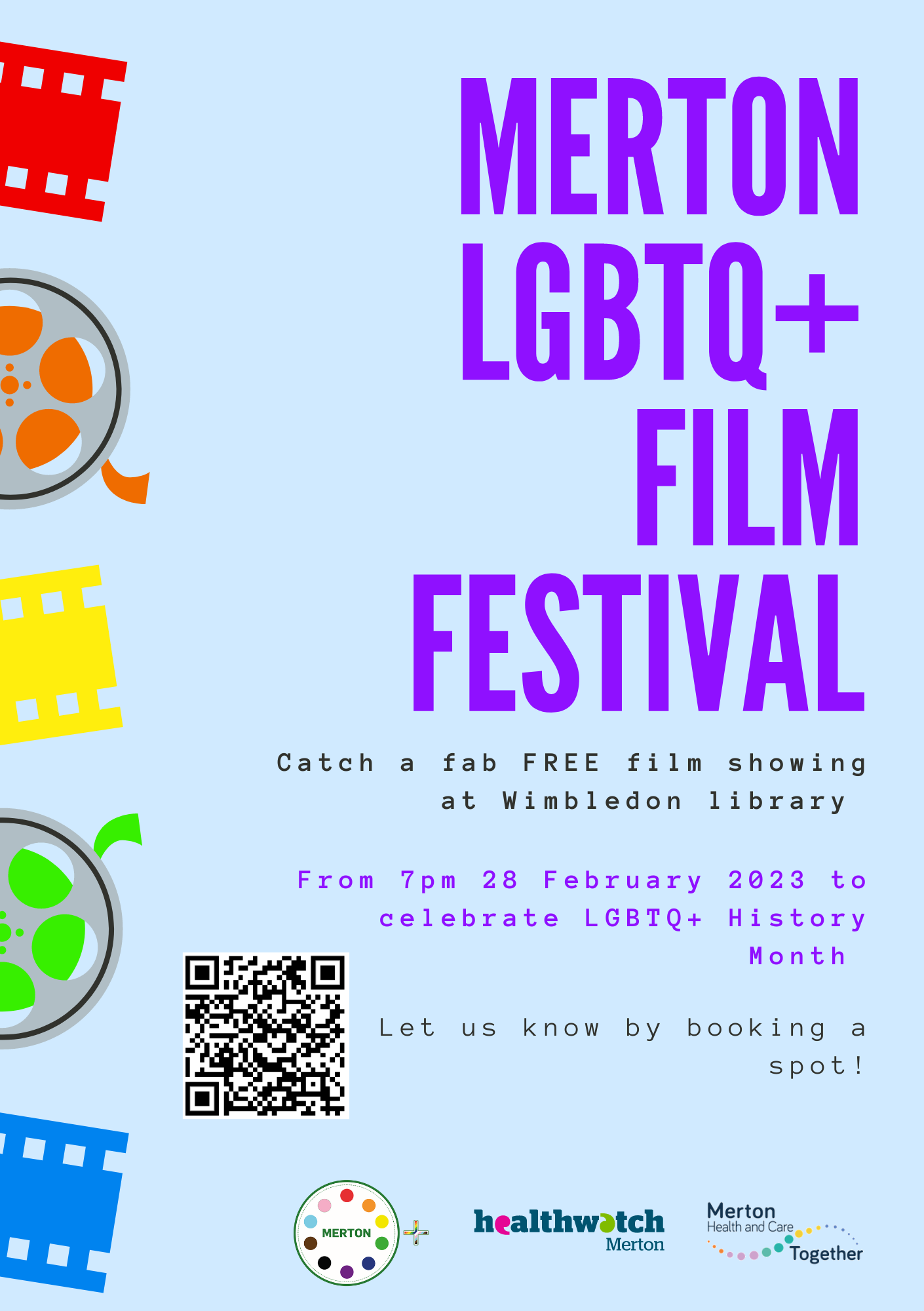 MERTON LGBTQ + FILM FESTIVAL poster