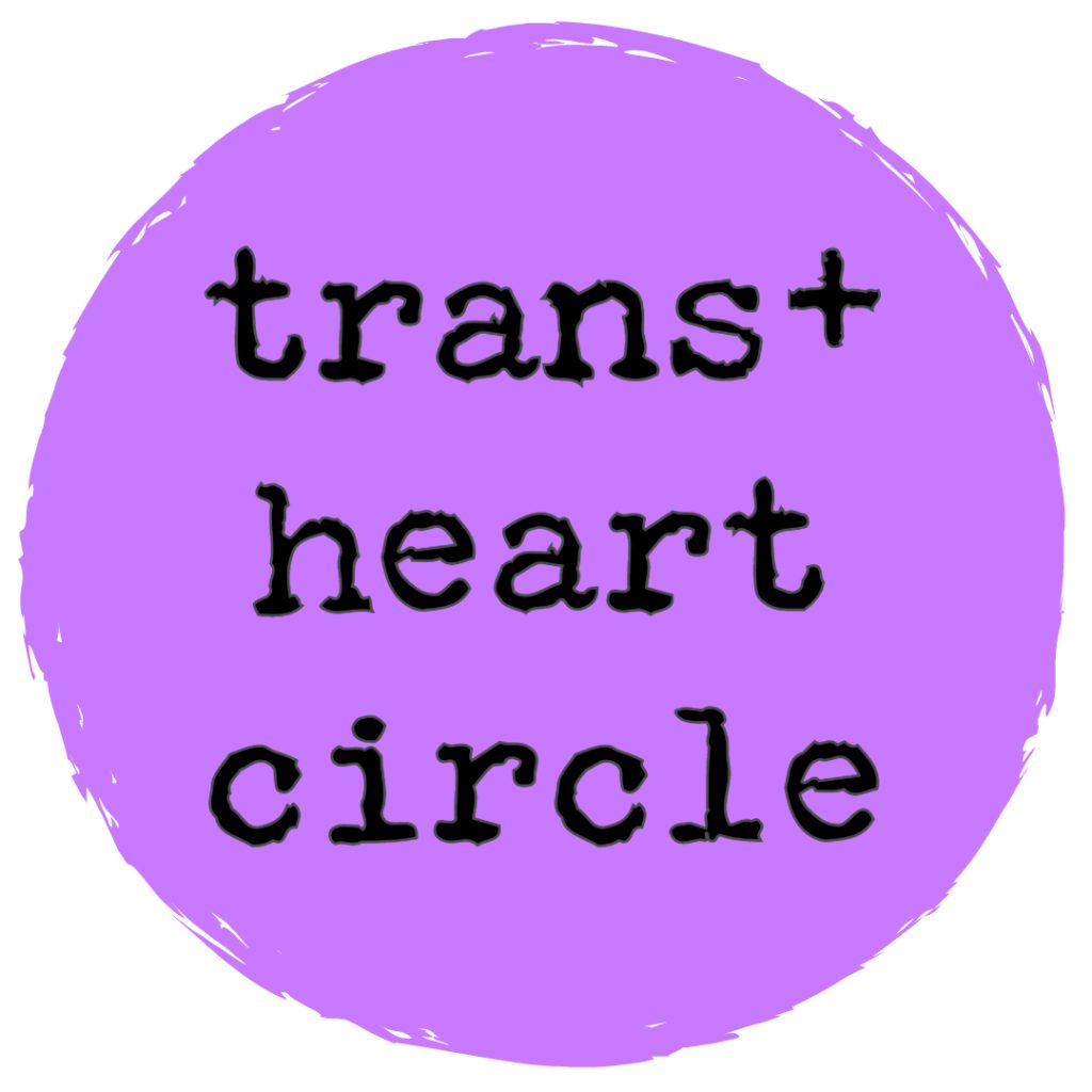 trans+ heart circle logo